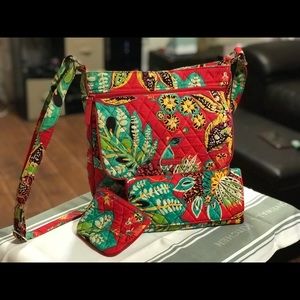 Vera Bradley; set of three items in Rumba print.